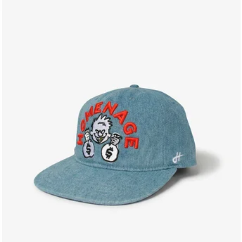 Casquette plate bleue snapback Denim Money Music Shapes Identity The Snap Homenage