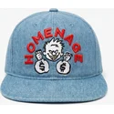 casquette-plate-bleue-snapback-denim-money-music-shapes-identity-the-snap-homenage