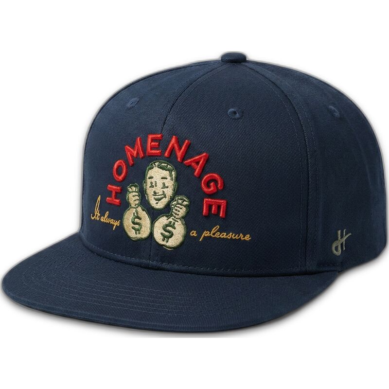 morkbla-bojd-snapback-keps-money-music-shapes-identity-the-snap-fran-homenage