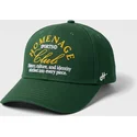 casquette-courbee-verte-snapback-club-sport-the-ball-homenage