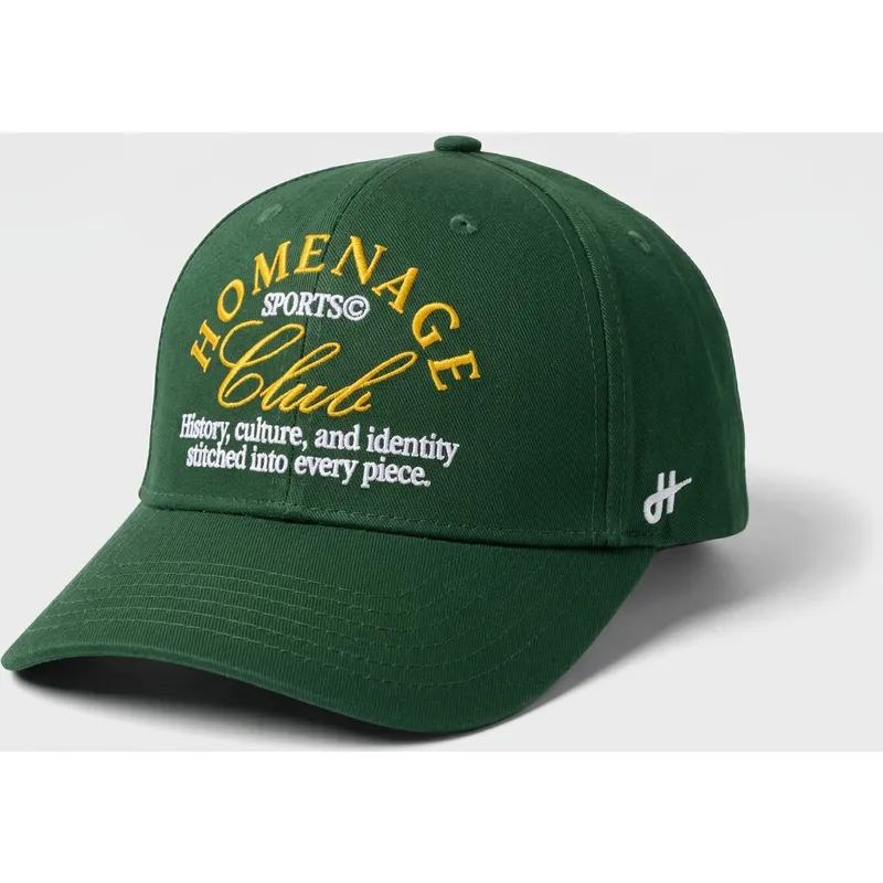 casquette-courbee-verte-snapback-club-sport-the-ball-homenage