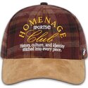 wielokolorowa-czapka-z-zakrzywionym-daszkiem-snapback-plaid-club-sport-the-ball-od-homenage