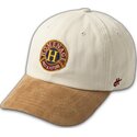 bezowo-brazowa-regulowana-zakrzywiona-czapka-suede-resort-sport-the-90s-od-homenage