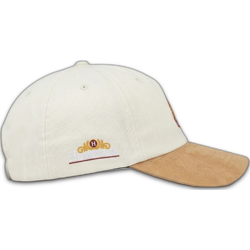 bezowo-brazowa-regulowana-zakrzywiona-czapka-suede-resort-sport-the-90s-od-homenage