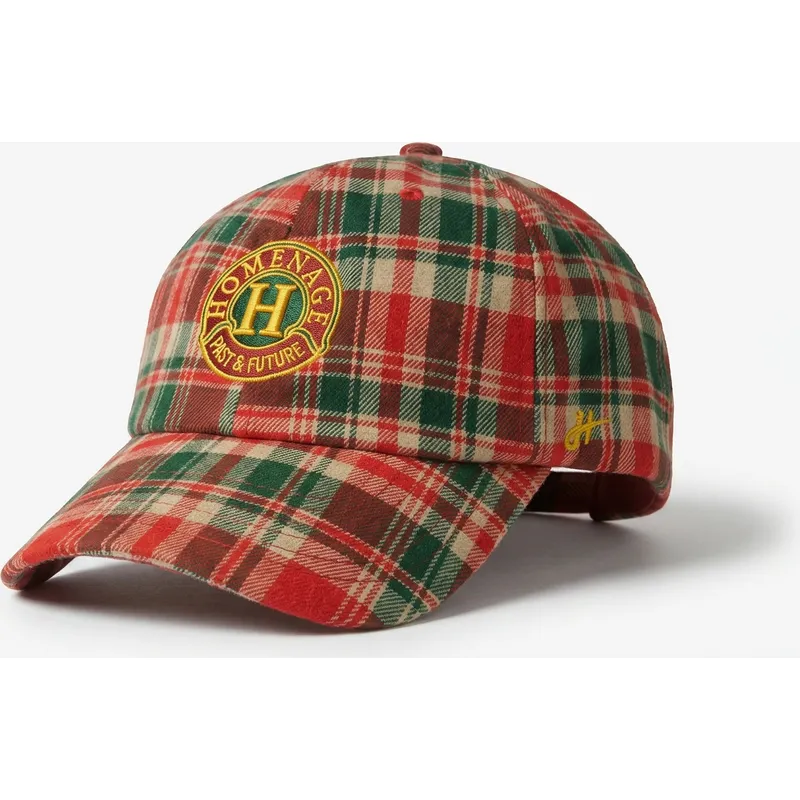 cappellino-curvo-multicolore-regolabile-plaid-resort-sport-the-90s-di-homenage
