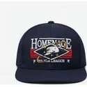 flache-marineblau-snapback-kappe-game-sport-the-snap-von-homenage