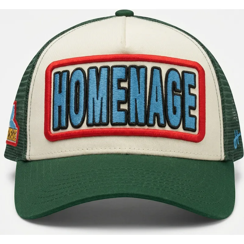 casquette-trucker-verte-childhood-fun-the-trucker-homenage
