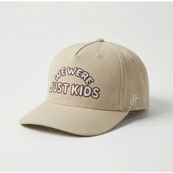 Beige gebogene Snapback-Kappe Just Kids The Retro von Homenage