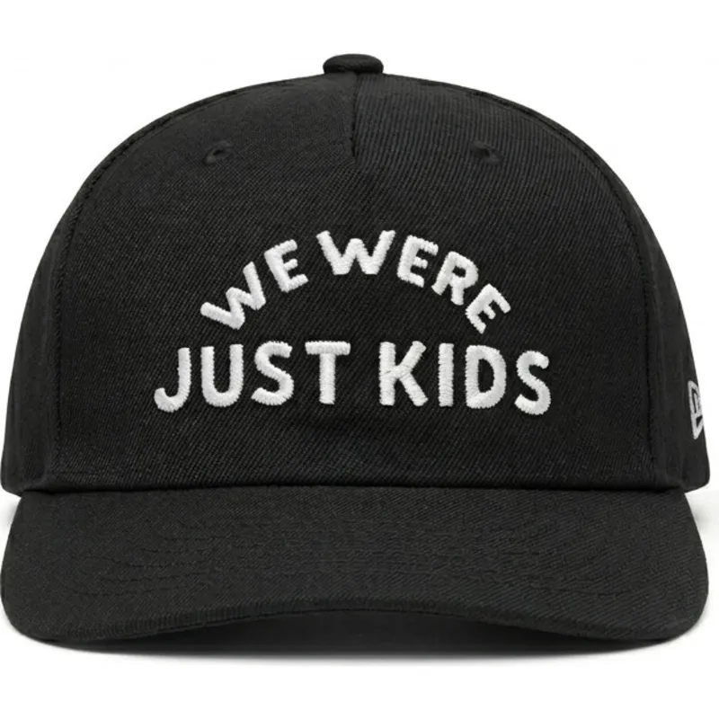 schwarze-gebogene-snapback-kappe-just-kids-the-retro-von-homenage