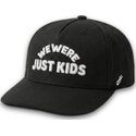 casquette-courbee-noire-snapback-just-kids-outline-the-retro-homenage