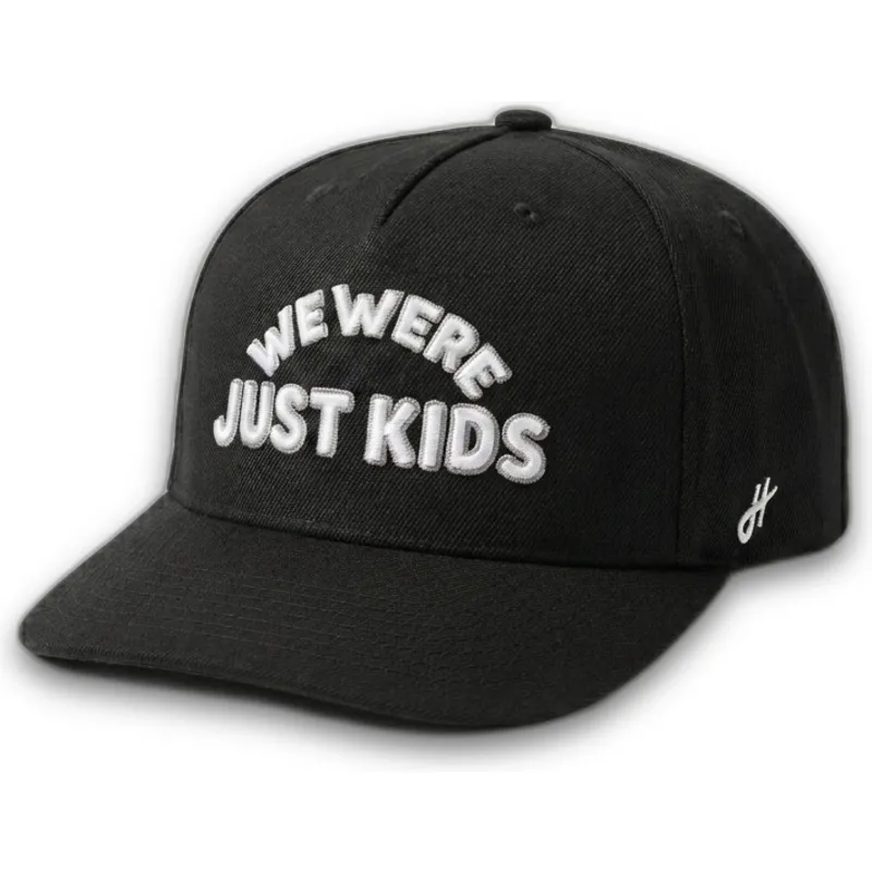 czapka-z-daszkiem-czarna-snapback-just-kids-outline-the-retro-od-homenage