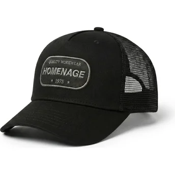 Gorra trucker negra Work 1975 Workwear The Trucker de Homenage