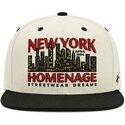 czapka-z-daszkiem-bezowo-czarna-snapback-nysky-skylines-the-snap-od-homenage