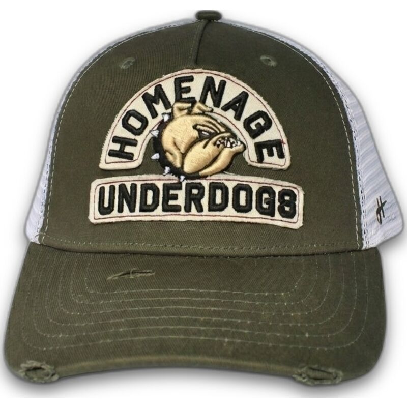cappellino-trucker-verde-e-bianco-underdogs-the-trucker-di-homenage cappellino-trucker-verde-e-bianco-underdogs-the-trucker-di-homenage