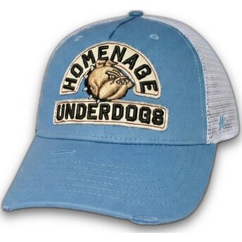 Casquette trucker bleue et blanche Underdogs The Trucker Homenage