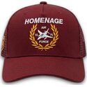 cappellino-trucker-rosso-jet-military-surplus-the-trucker-di-homenage