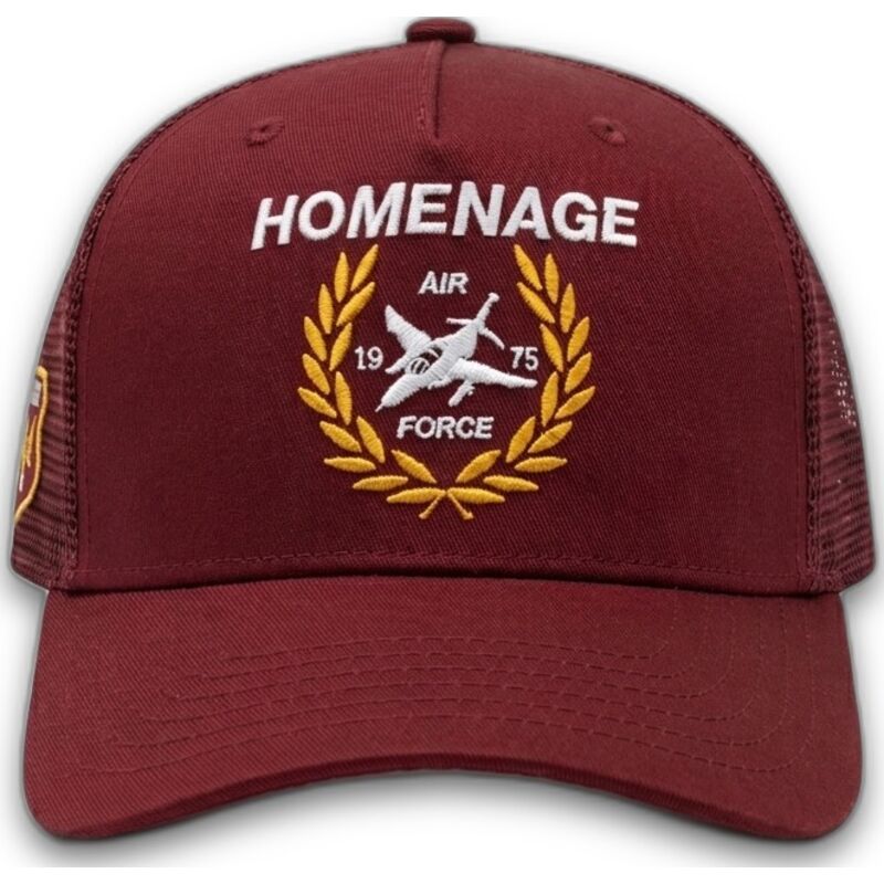 cappellino-trucker-rosso-jet-military-surplus-the-trucker-di-homenage
