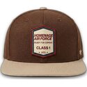 ciemnobrazowa-plaska-czapka-snapback-squadron-military-surplus-the-retro-od-homenage