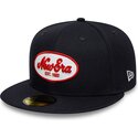 marineblaue-angepasste-flatcap-59fifty-oval-patch-von-new-era