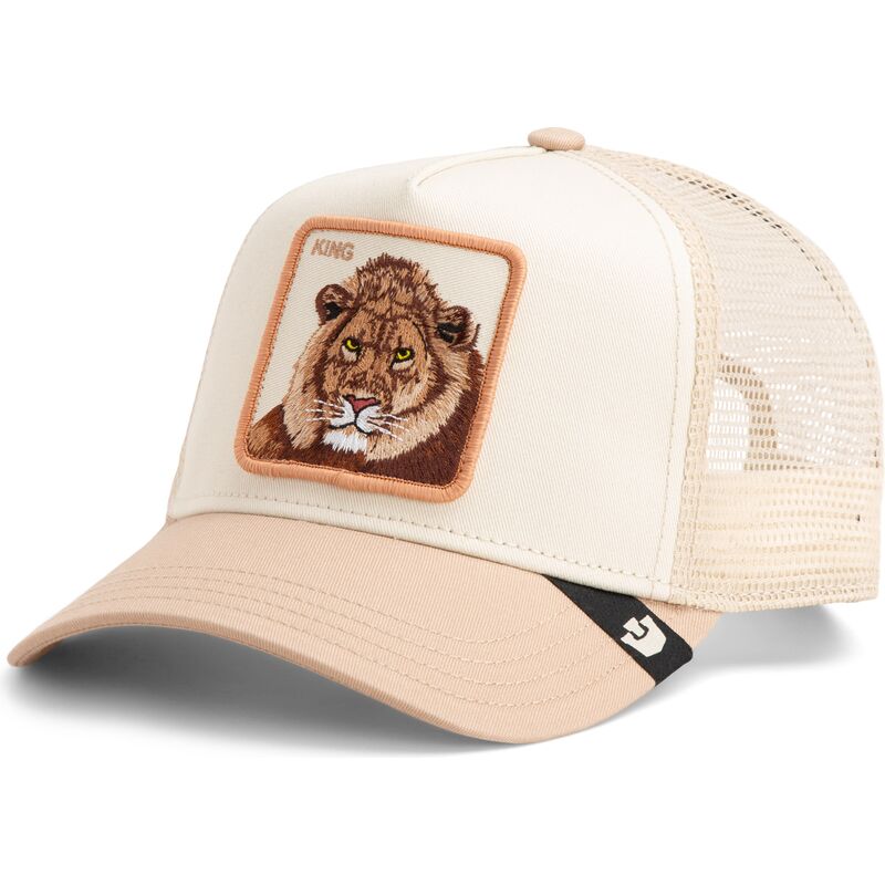 casquette-trucker-beige-lion-blur-king-the-farm-goorin-bros