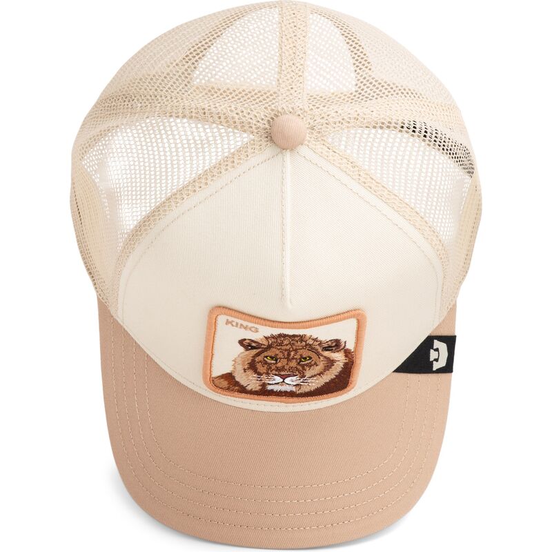casquette-trucker-beige-lion-blur-king-the-farm-goorin-bros