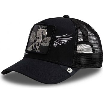 Cappellino trucker nero pegaso Wings Legend The Farm di Goorin Bros.