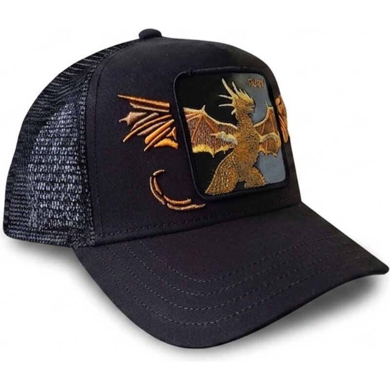cappellino-trucker-nero-dragone-wings-fury-the-farm-di-goorin-bros