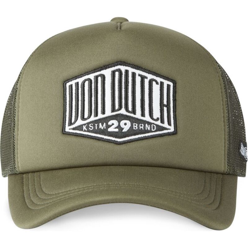 casquette-trucker-verte-foam08-von-dutch