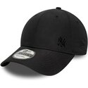 schwarze-verstellbare-curved-cap-9forty-tonal-flawless-der-new-york-yankees-mlb-von-new-era