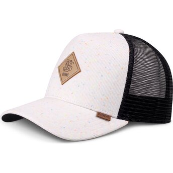 Casquette trucker beige et noire HFT JerseySpots Djinns