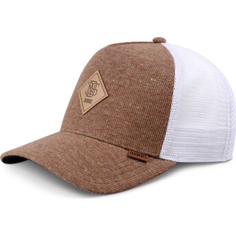 Cappellino trucker marrone e nero HFT JerseySpots di Djinns