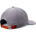casquette-courbee-grise-ajustable-avec-logo-rouge-truefit-oxfordcontra-djinns