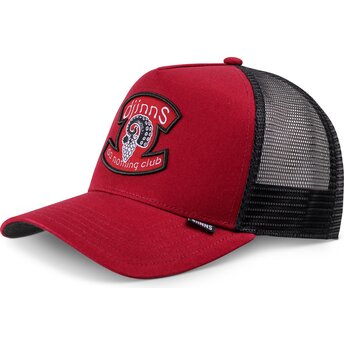 Cappellino trucker rosso HFT OctoGrape di Djinns