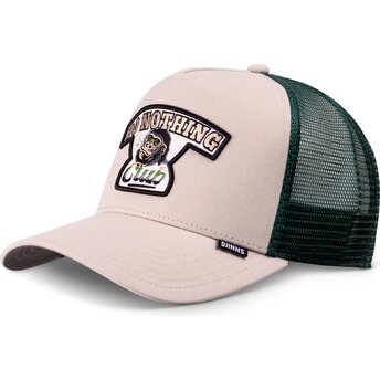 Casquette trucker khaki et verte HFT Do Nothing Club Gorilla Djinns