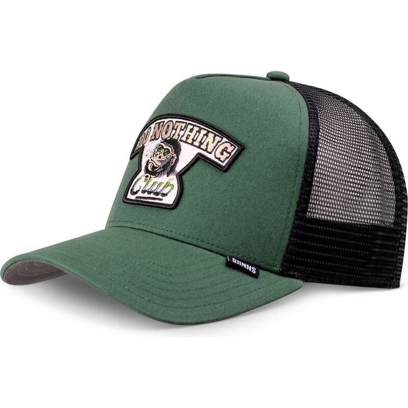 casquette-trucker-verte-et-noire-hft-do-nothing-club-gorilla-djinns