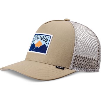 Cappellino trucker beige HFT BigNet Mountain di Djinns