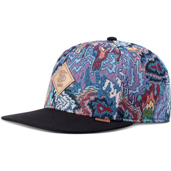 Cappello piatto multicolore snapback Colourexplo di Djinns