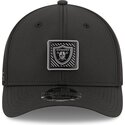 casquette-courbee-noire-snapback-9forty-m-crown-training-pack-2026-las-vegas-raiders-nfl-new-era