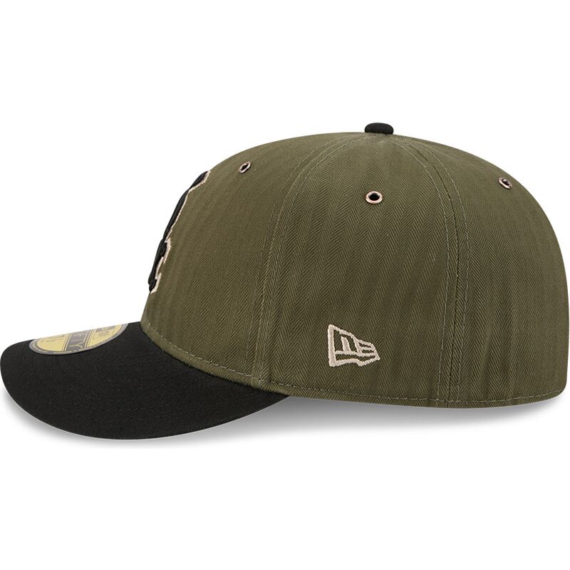 casquette-courbee-verte-ajustee-59fifty-pre-curved-american-herringbone-chicago-white-sox-mlb-new-era