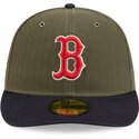 casquette-courbee-verte-ajustee-59fifty-pre-curved-american-herringbone-boston-red-sox-mlb-new-era