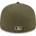 cappellino-curvo-verde-regolabile-59fifty-pre-curved-american-herringbone-dei-boston-red-sox-mlb-di-new-era