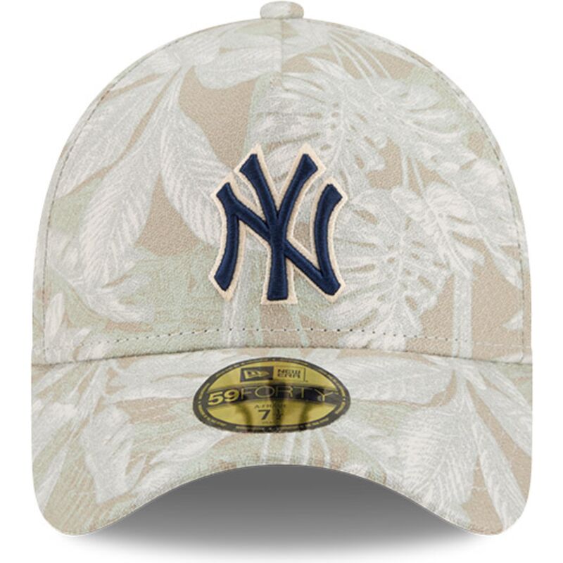cappellino-curvo-beige-regolabile-59forty-a-frame-leafy-palm-dei-new-york-yankees-mlb-di-new-era