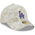 cappellino-curvo-beige-regolabile-59forty-a-frame-leafy-palm-dei-los-angeles-dodgers-mlb-di-new-era