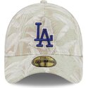 cappellino-curvo-beige-regolabile-59forty-a-frame-leafy-palm-dei-los-angeles-dodgers-mlb-di-new-era