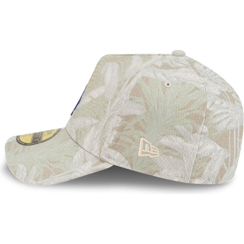 cappellino-curvo-beige-regolabile-59forty-a-frame-leafy-palm-dei-los-angeles-dodgers-mlb-di-new-era