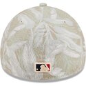cappellino-curvo-beige-regolabile-59forty-a-frame-leafy-palm-di-atlanta-braves-mlb-di-new-era
