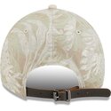 beige-gebogene-verstellbare-9twenty-leafy-palm-kappe-der-los-angeles-dodgers-mlb-von-new-era