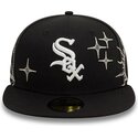 cappello-piatto-nero-aderente-59fifty-zodiac-dei-chicago-white-sox-mlb-di-new-era