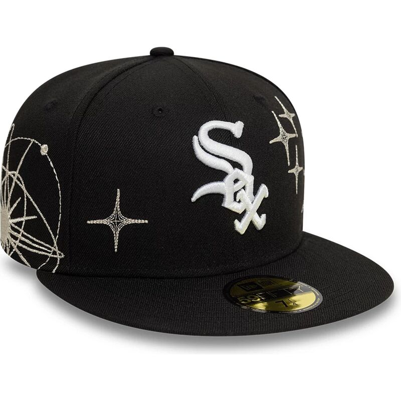 casquette-plate-noire-ajustee-59fifty-zodiac-chicago-white-sox-mlb-new-era