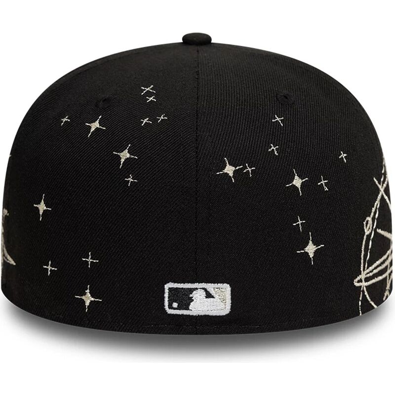 cappello-piatto-nero-aderente-59fifty-zodiac-dei-chicago-white-sox-mlb-di-new-era
